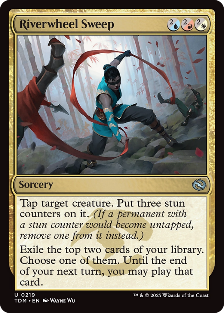 Balayage de la Roue de la Rivière (TDM-219) - Tarkir : Tempête de Dragons 