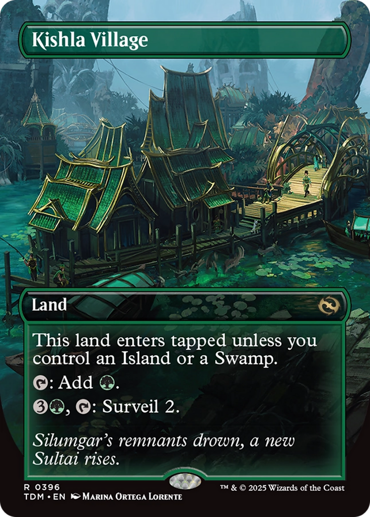 Village de Kishla (Sans Frontières) (TDM-396) - Tarkir : Tempête de Dragons (Foil) 