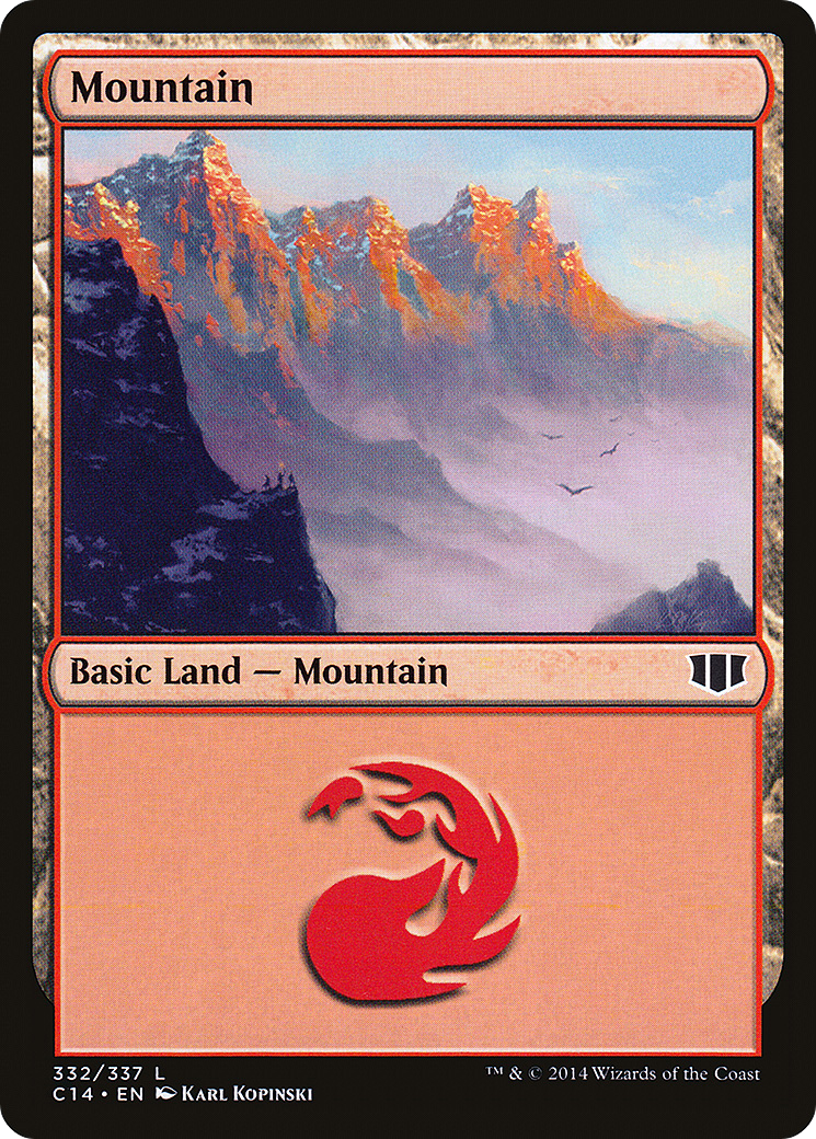 Mountain (332) (C14-332) - Commander 2014