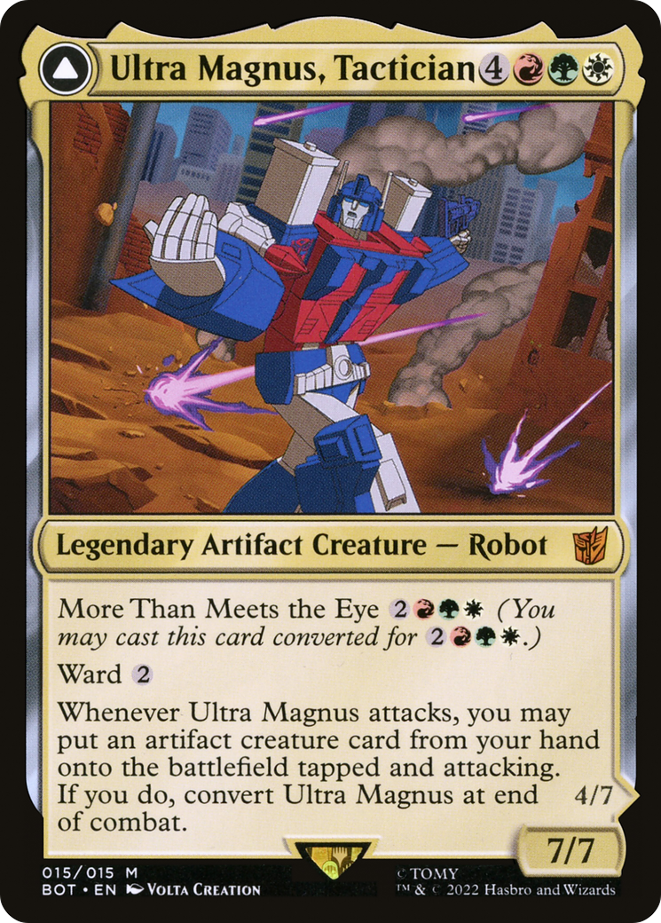 Ultra Magnus, Tacticien // Ultra Magnus, Transporteur Blindé (BOT-015) - Transformers : (convertdfc) Foil 