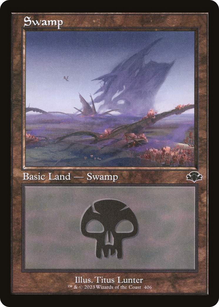 Swamp (406) (Retro Frame) (DMR-406) - Dominaria Remastered