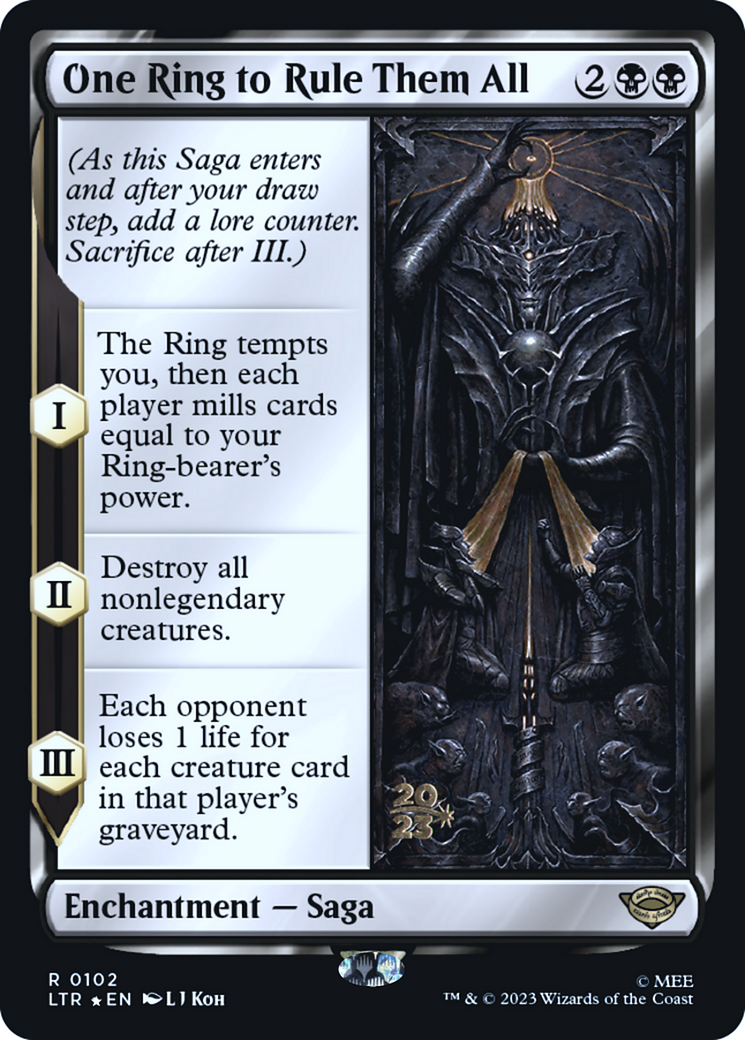 One Ring to Rule Them All (PRE-102S) - Tales of Middle-earth Promos Foil