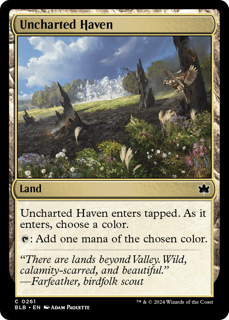 Havre inexploré (BLB-261) - Bloomburrow Foil 