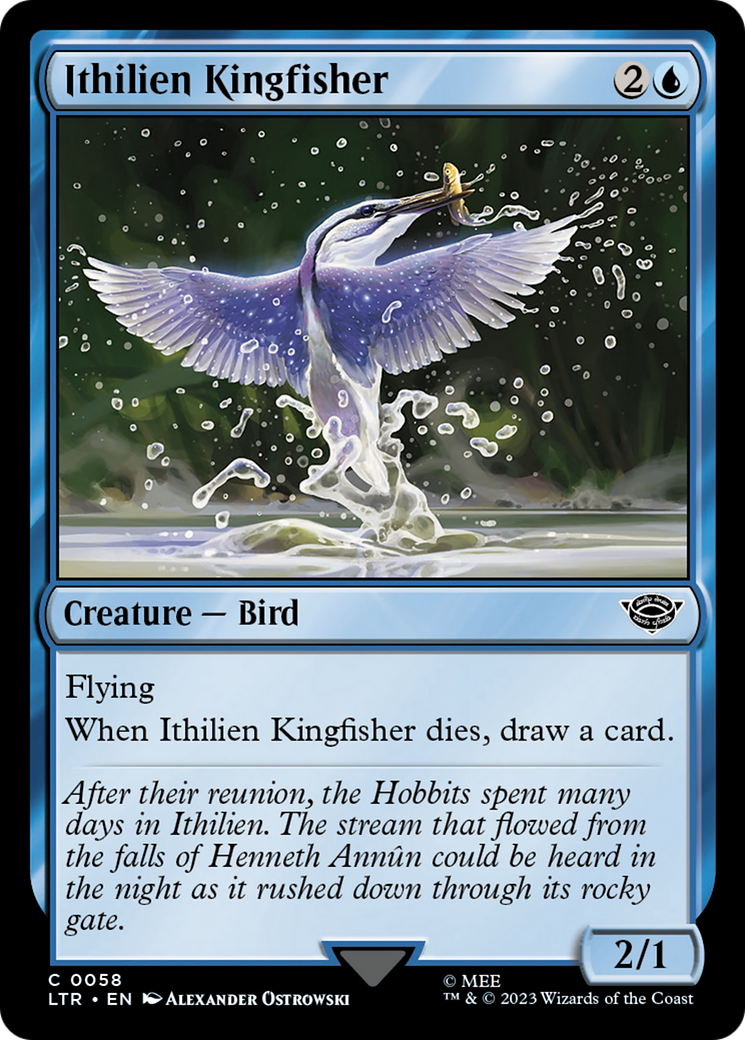 Ithilien Kingfisher (LTR-058) - The Lord of the Rings: Tales of Middle-earth Foil