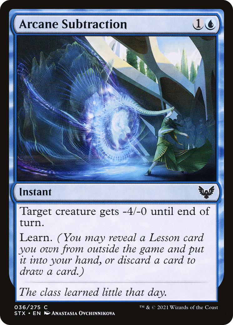 Arcane Subtraction (STX-036) - Strixhaven: School of Mages