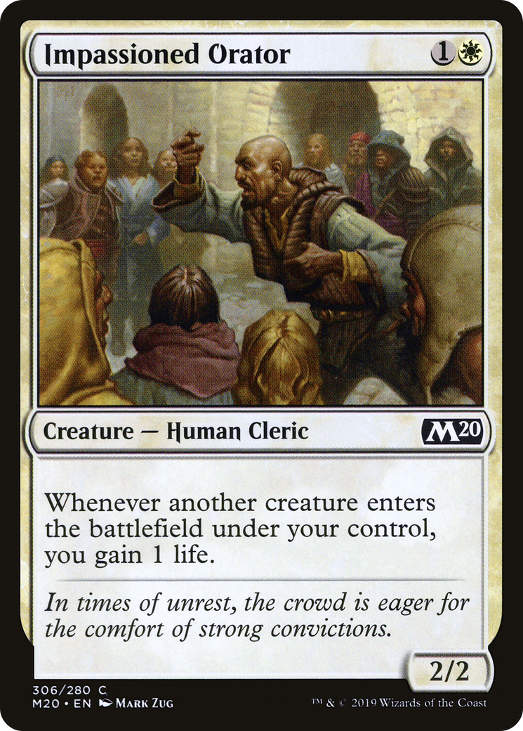 Impassioned Orator (M20-306) - Core Set 2020
