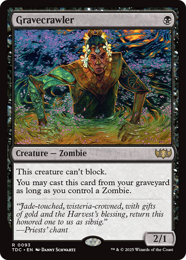 Gravecrawler (TDC-093) - Commandant : Tarkir : Tempête de dragons 