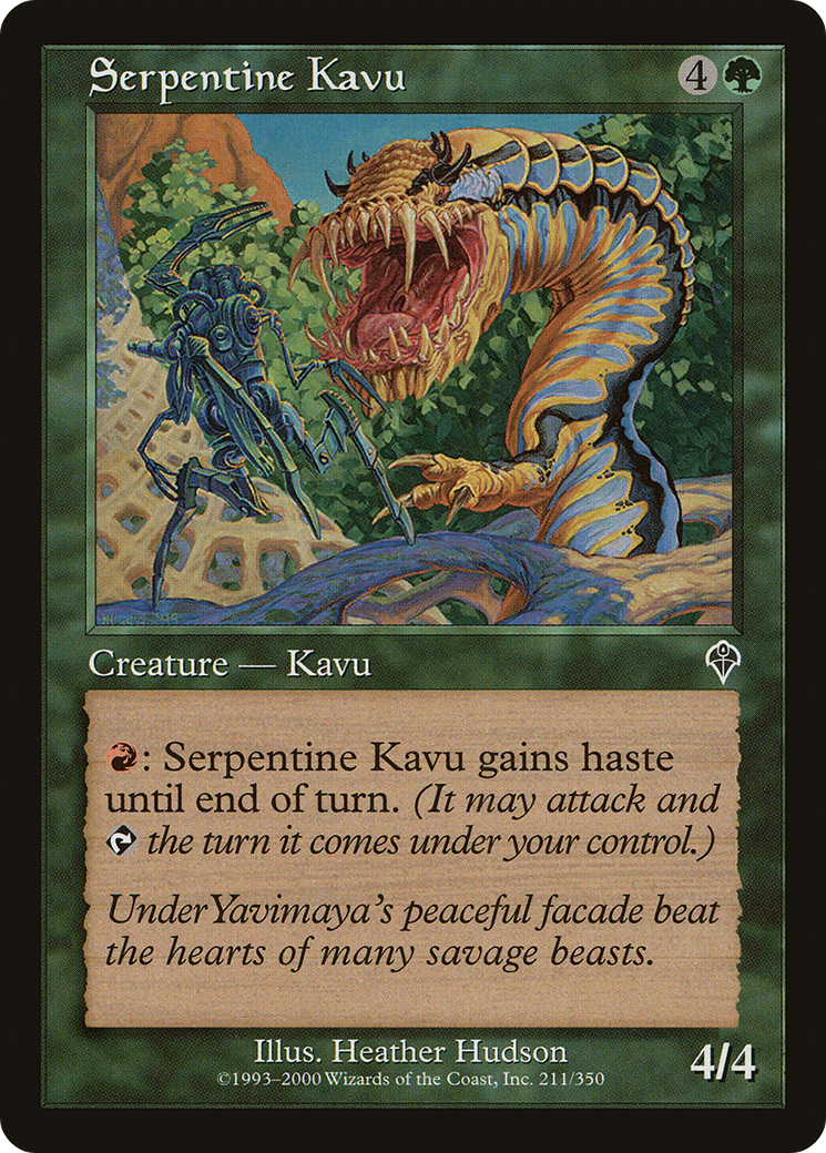 Serpentine Kavu (INV-211) - Invasion 