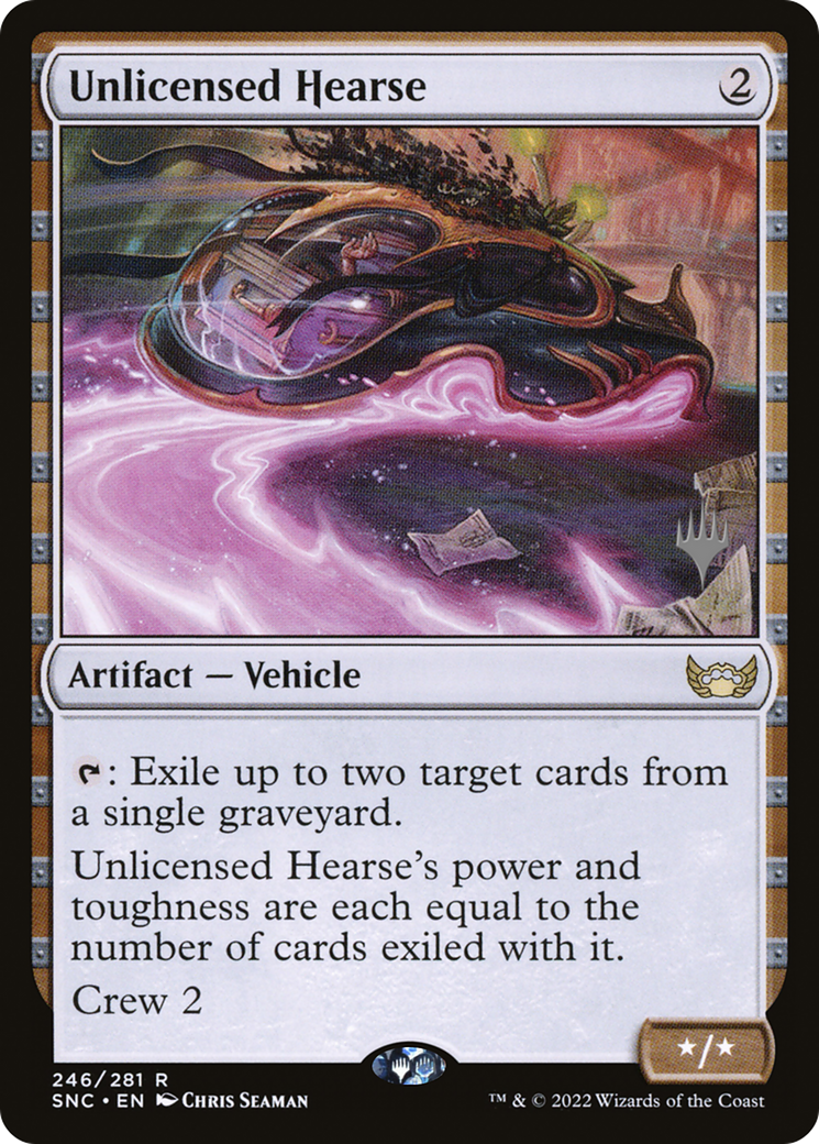 Unlicensed Hearse (PPSNC-246P) - Streets of New Capenna Promos