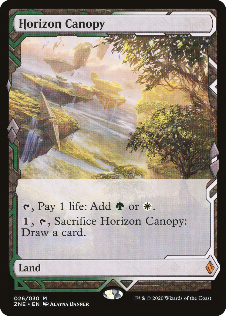 Horizon Canopy (ZNE-026) - Zendikar Rising Expeditions Foil 