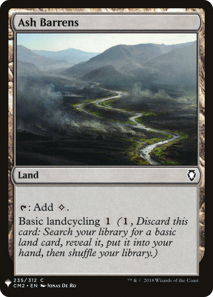 Ash Barrens (LIST-CM2-235) - The List