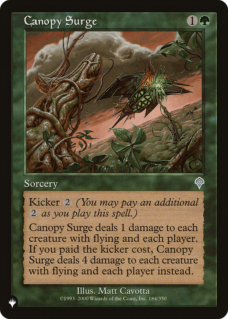 Canopy Surge (LIST-184/350) - The List