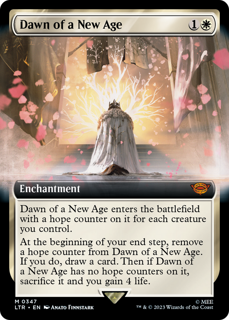 Dawn of a New Age (Extended Art) (LTR-347) - The Lord of the Rings: Tales of Middle-earth: (Extended Art) Foil