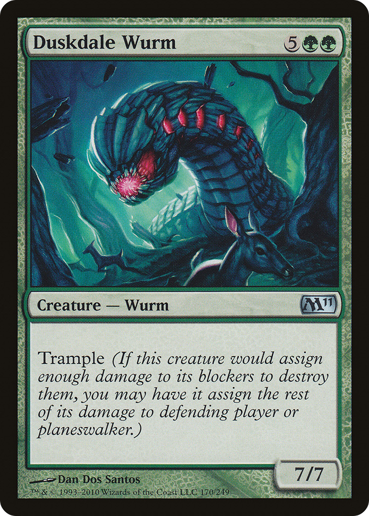 Duskdale Wurm (M11-170) - Magic 2011