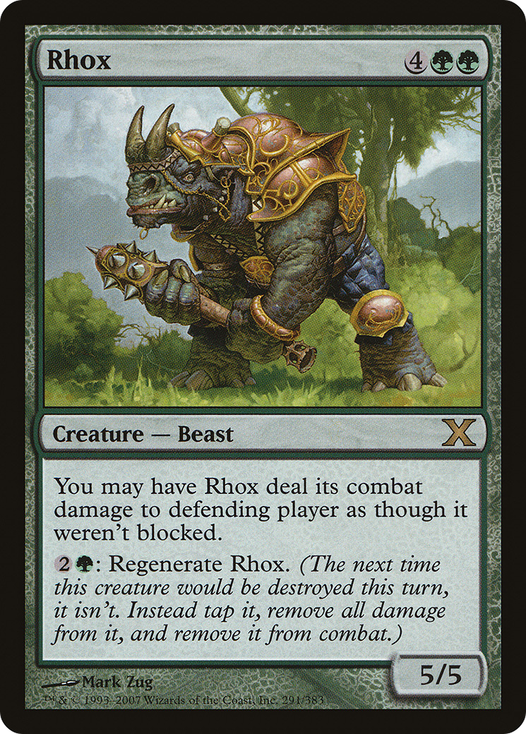 Rhox (10E-291) - Dixième édition