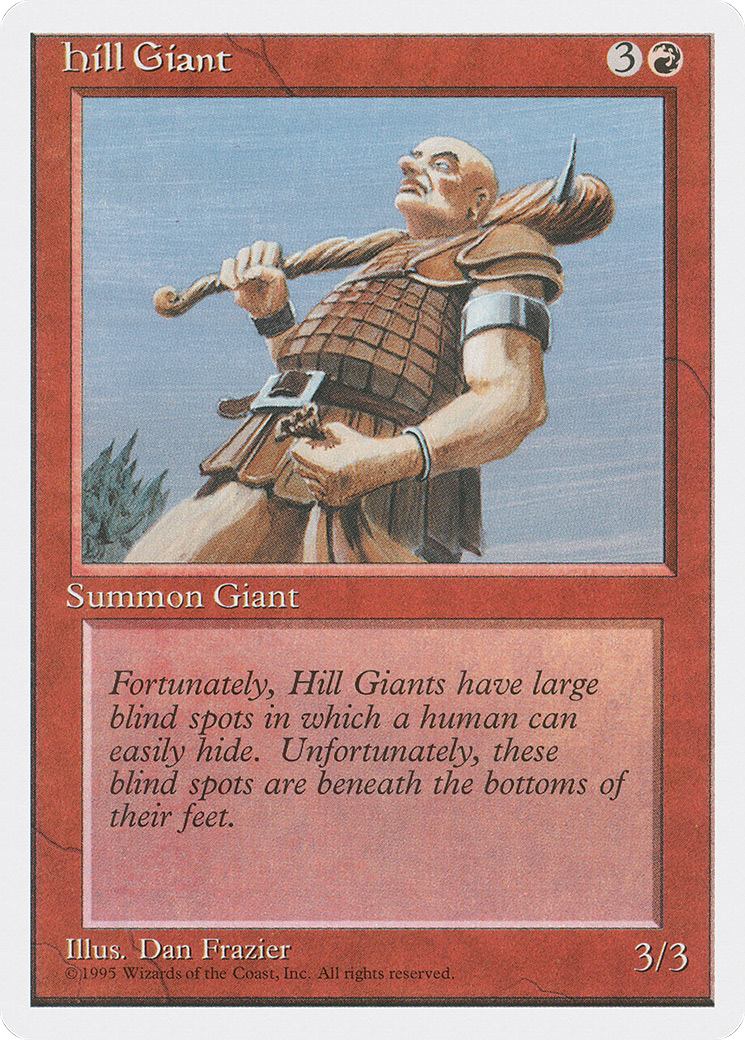 Hill Giant (4ED-201) - Quatrième édition 