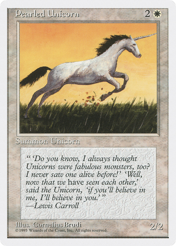 Licorne perlée (4ED-039) - Quatrième édition 