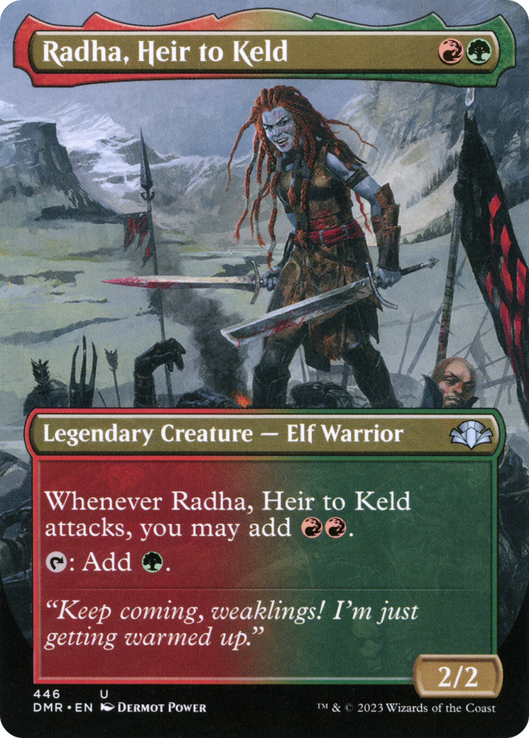 Radha, héritière de Keld (DMR-446) - Dominaria Remastered (sans bordure) Foil 