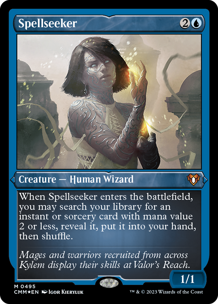 Spellseeker (CMM-495) - Commander Masters Etched Foil 