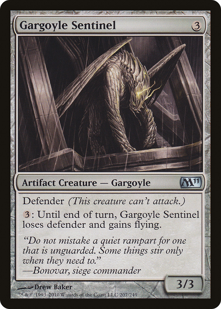 Gargouille sentinelle (M11-207) - Magic 2011 Foil 
