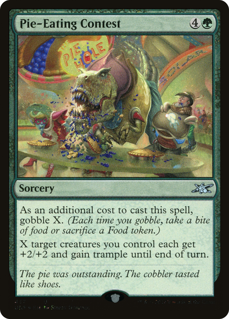 Pie-Eating Contest (Galaxy Foil) (UNF-437) - Unfinity Foil