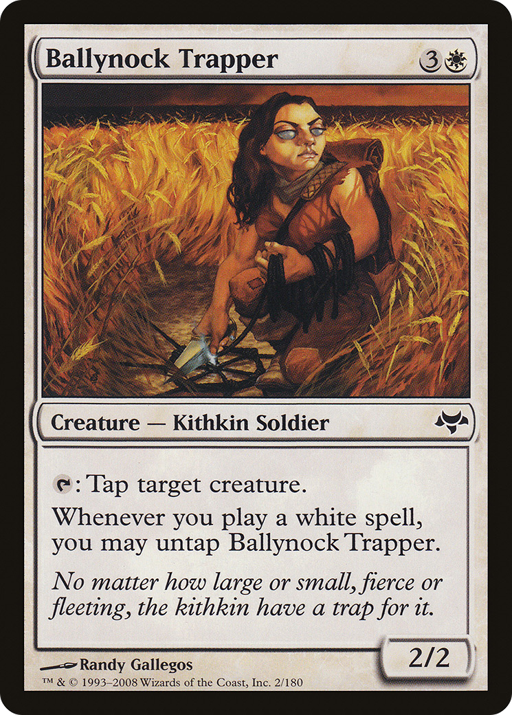 Ballynock Trapper (EVE-002) - Feuille d'événement 