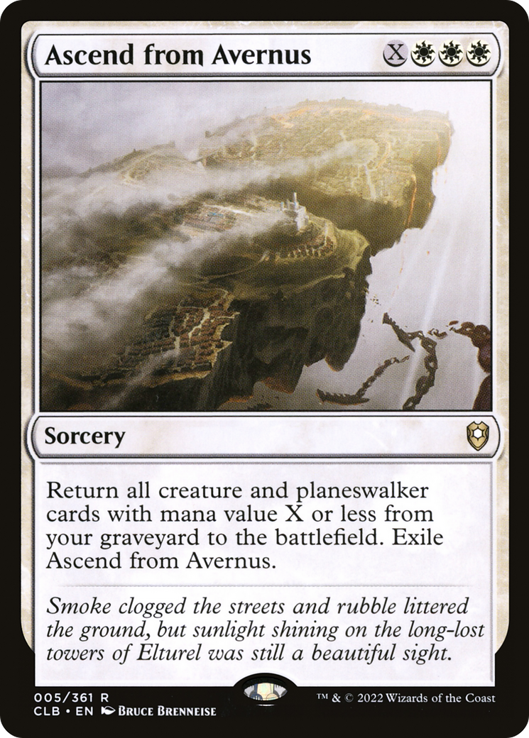 Ascendance d'Avernus (CLB-005) - Commander Legends : La Bataille pour Baldur's Gate (Foil) 