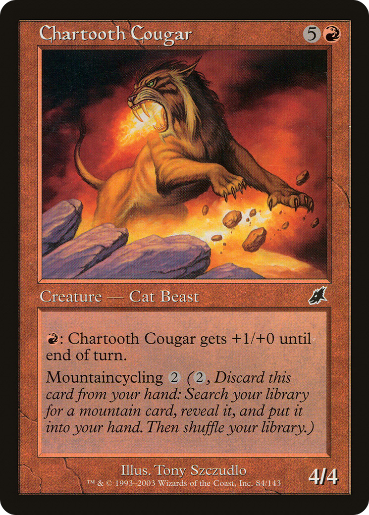 Chartooth Cougar (SCG-084) - Scourge
