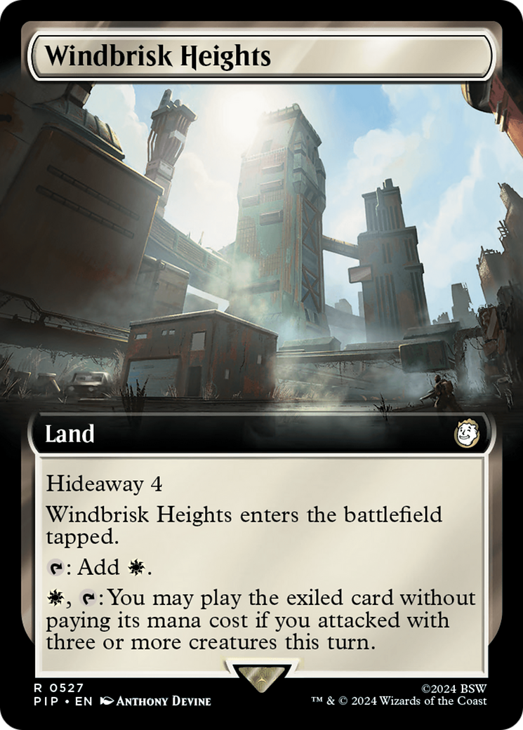Windbrisk Heights (PIP-527) - Fallout : (Extended Art) Foil 