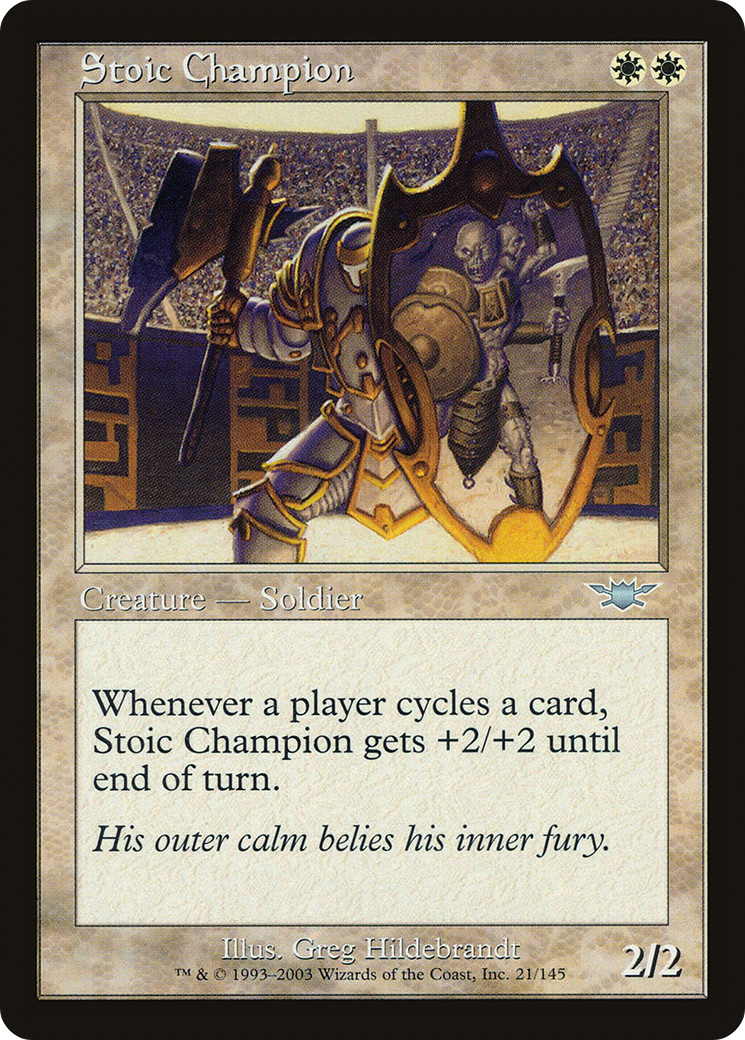 Champion stoïque (LGN-021) - Legions Foil 