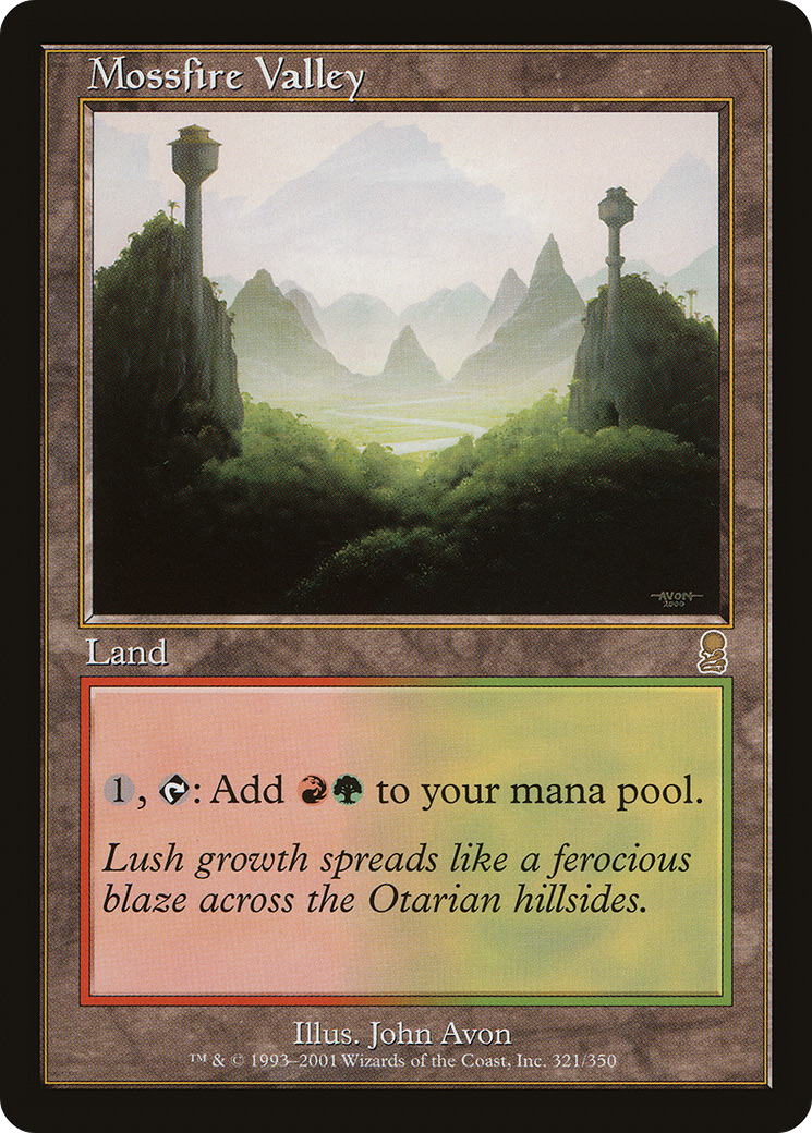 Mossfire Valley (ODY-321) - Odyssey Foil