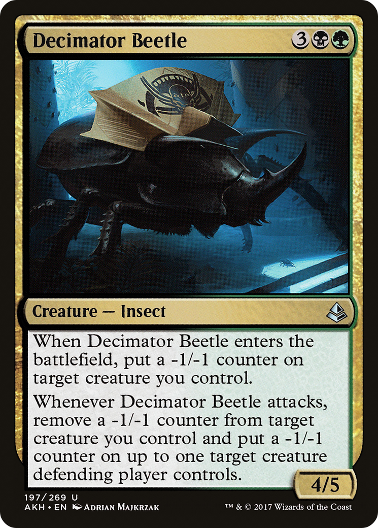 Coléoptère décimateur (AKH-197) - Amonkhet 