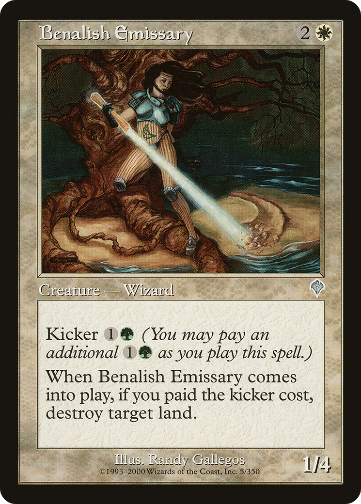 Émissaire Benalish (INV-005) - Invasion Foil 