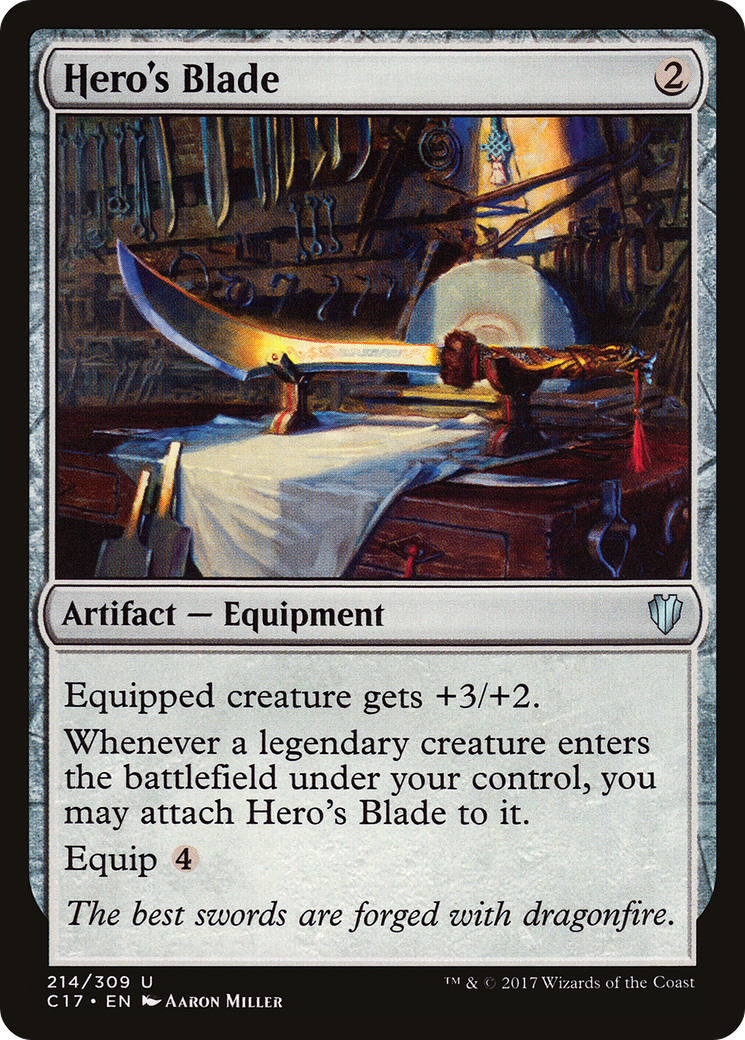 Hero's Blade (C17-214) - Commander 2017