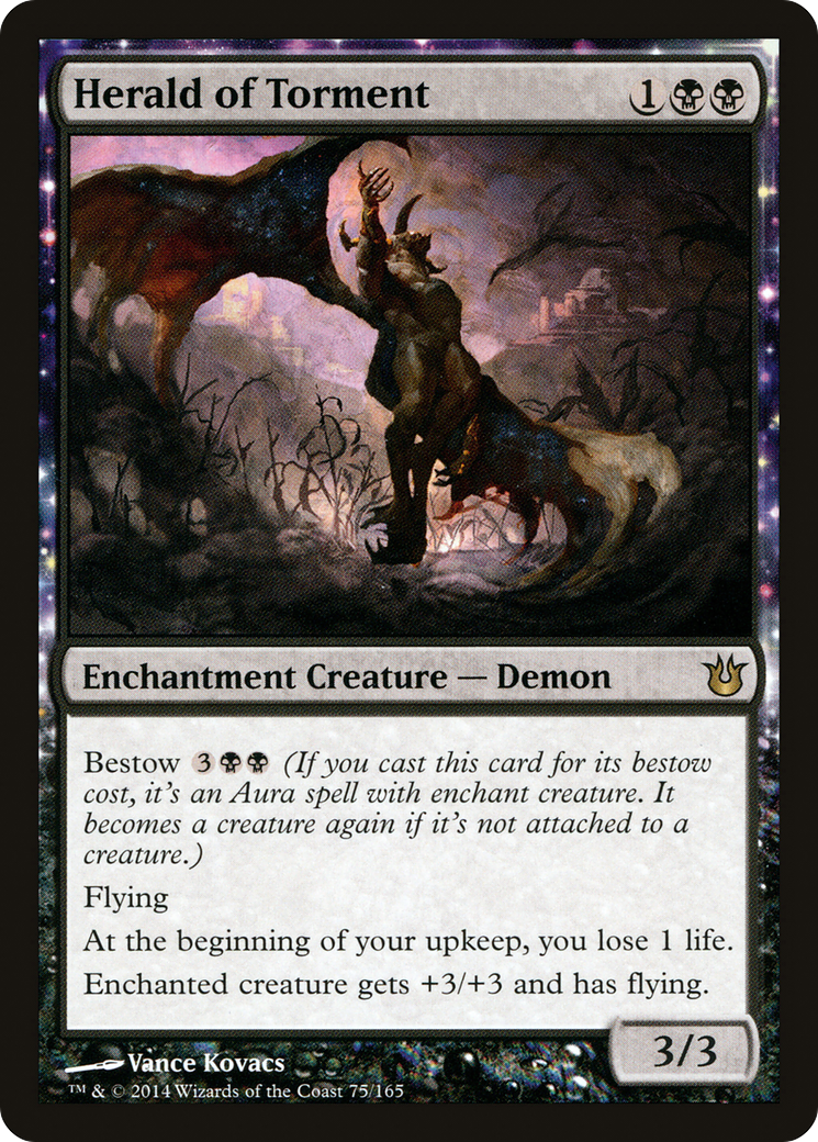 Herald of Torment (BNG-075) - Born of the Gods: (enchantment) Foil