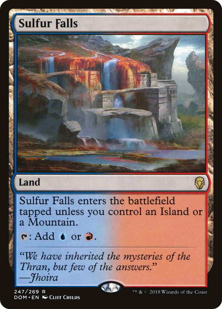 Chutes de soufre (DOM-247) - Dominaria