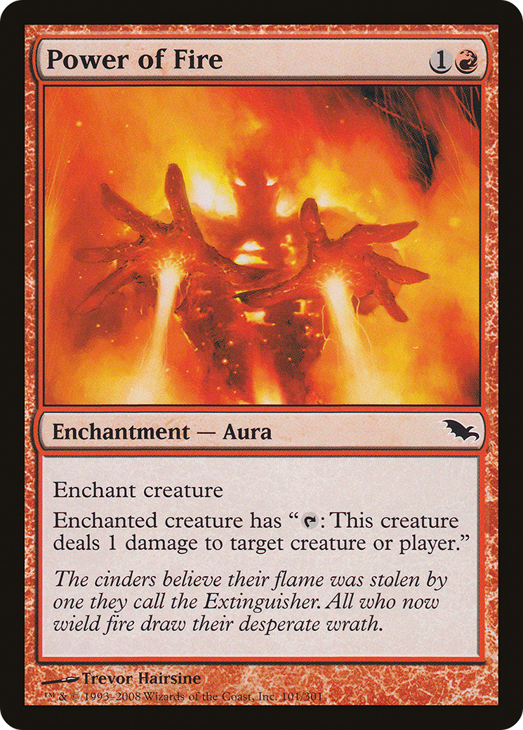 Pouvoir du Feu (SHM-101) - Shadowmoor 