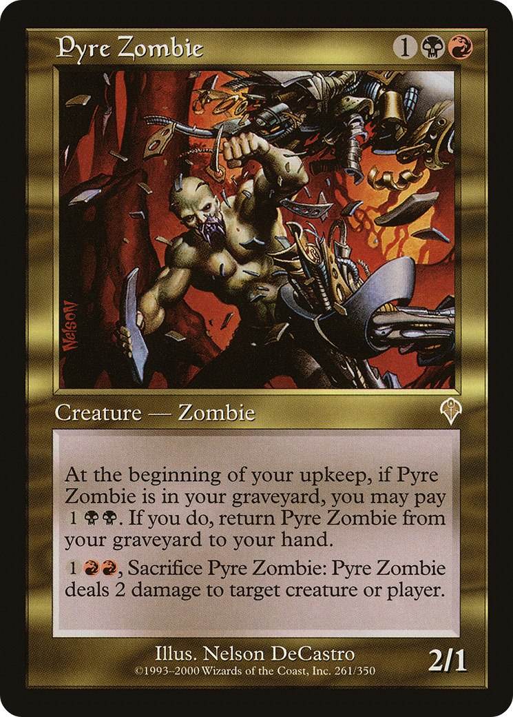 Zombie du bûcher (INV-261) - Invasion Foil
