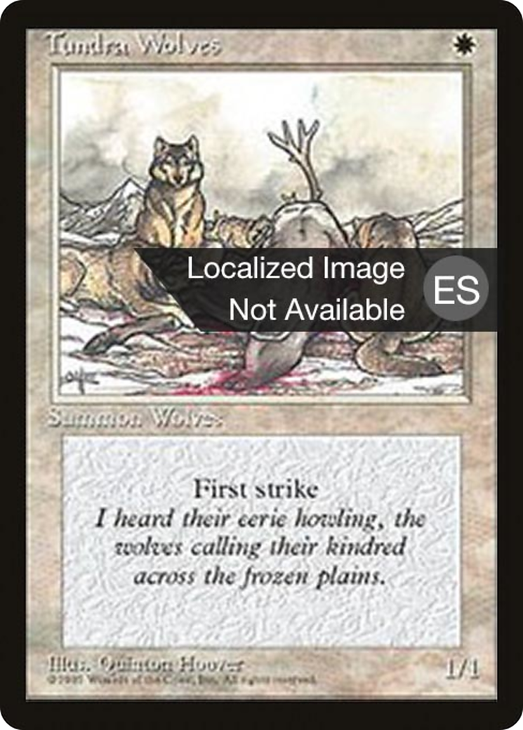 Tundra Wolves (4BB-) - Fourth Edition Foreign Black Border