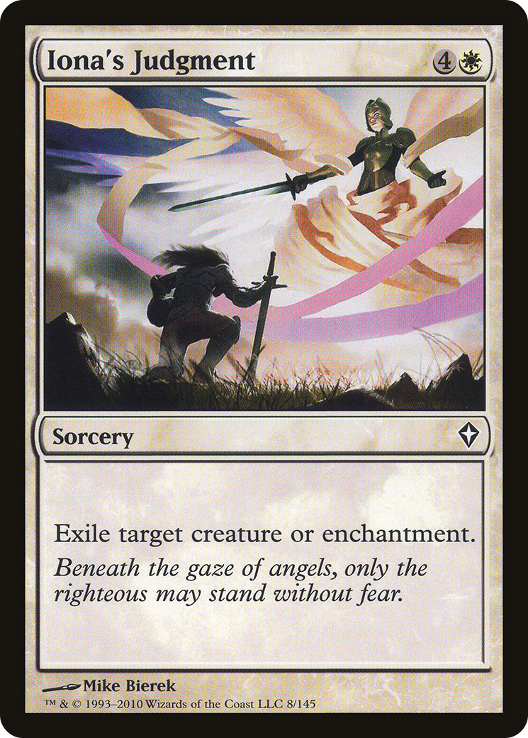 Le jugement d'Iona (WWK-008) - Worldwake Foil 