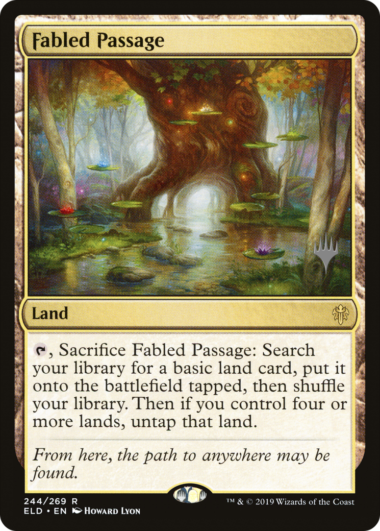 Fabled Passage (PPELD-244) - Throne of Eldraine Promos Foil