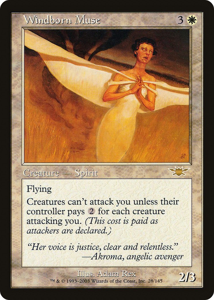 Muse née du vent (LGN-028) - Legions Foil