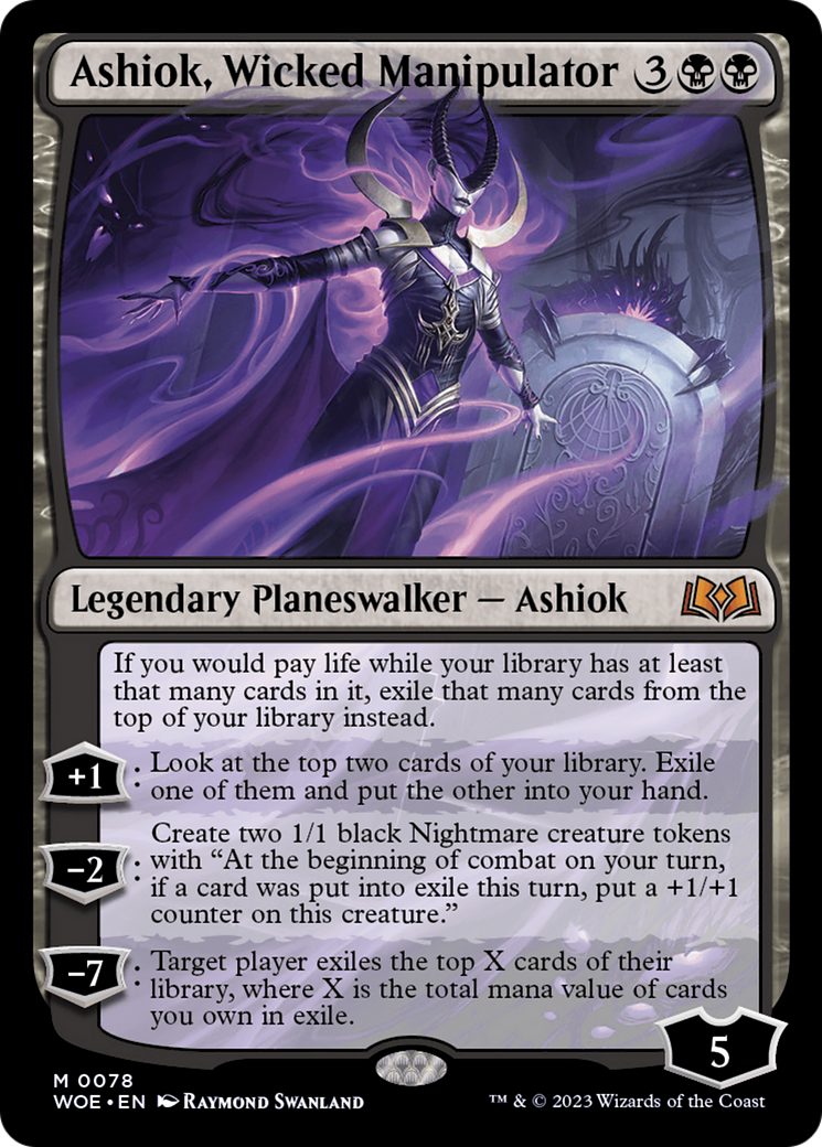 Ashiok, Manipulateur Maléfique (WOE-078) - Wilds of Eldraine Foil 