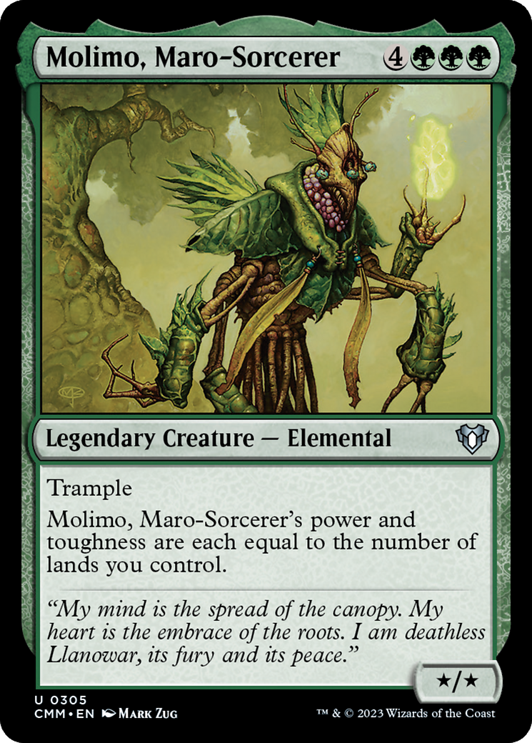 Molimo, Maro-Sorcier (CMM-305) - Commander Masters Foil 