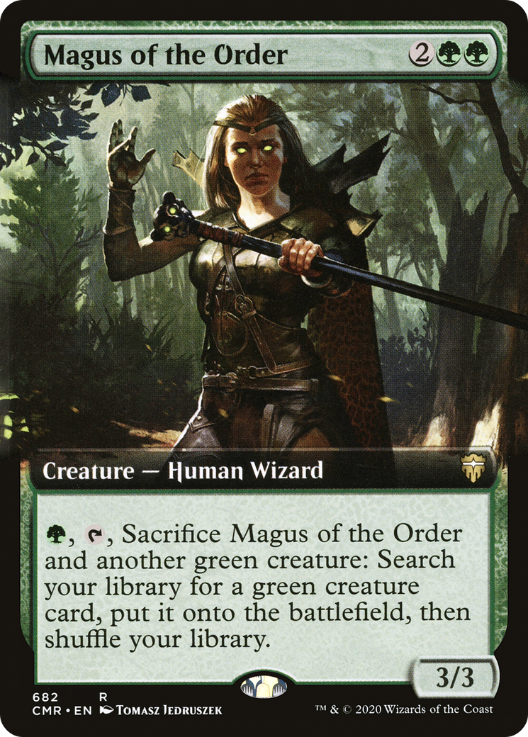 Magus of the Order (Extended Art) (CMR-682) - Commander Legends: (Extended Art) Foil