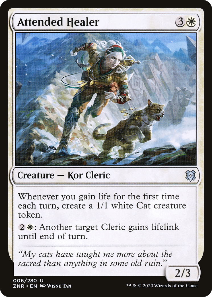 Guérisseur assisté (ZNR-006) - Zendikar Rising