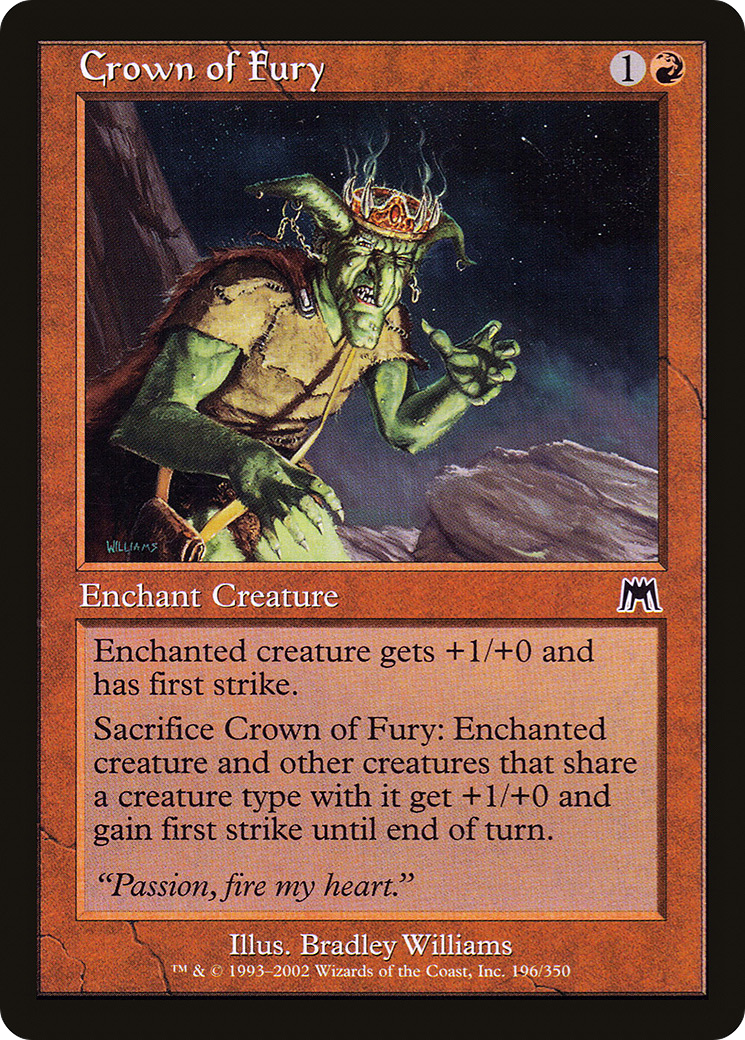 Couronne de fureur (ONS-196) - Onslaught Foil 