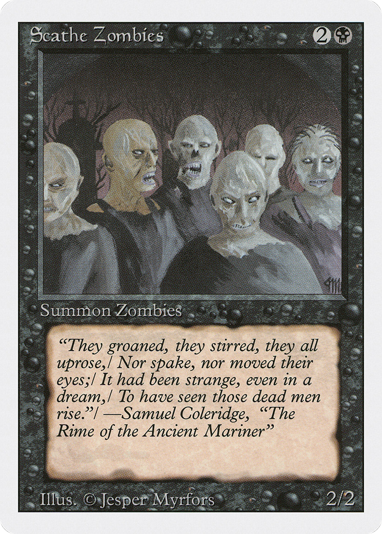 Scathe Zombies (3ED-127) - Revised Edition