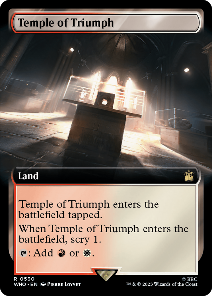 Temple of Triumph (Extended Art) (WHO-530) - Doctor Who: (Extended Art)