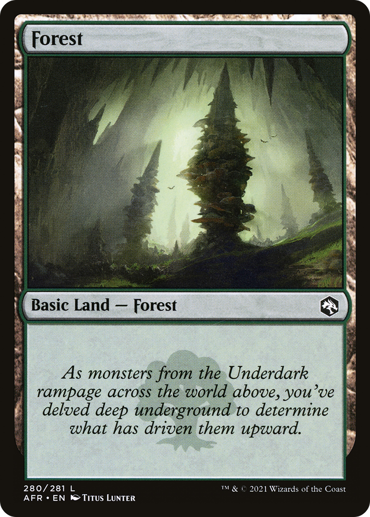 Forest (280) (AFR-280) - Adventures in the Forgotten Realms Foil